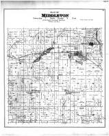 Middleton Township, Pleasant Branch, Middleton, West Middleton PO, East Middleton PO, Dane County 1890